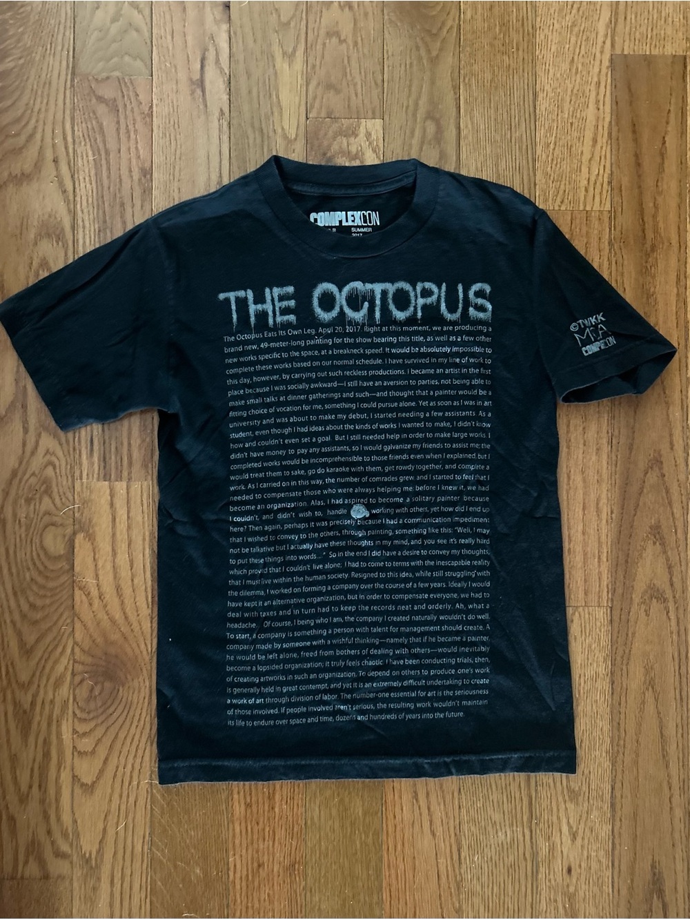 Takashi Murakami "The Octopus" ComplexCon Chicago x MCA T-Shirt Size Small